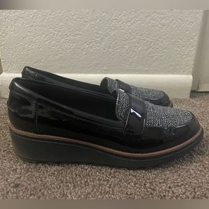 Clark’s Platform Loafers